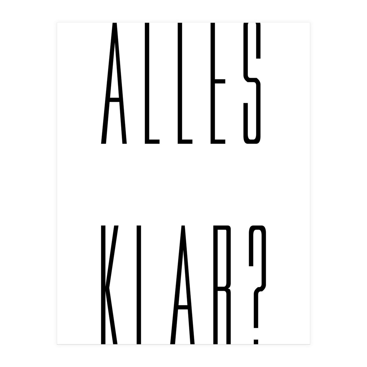 Alles Klar - German vocabulary! (Print Only)