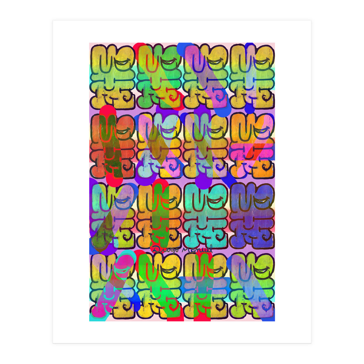 Graffitis 2021 Tapiz 99 (Print Only)