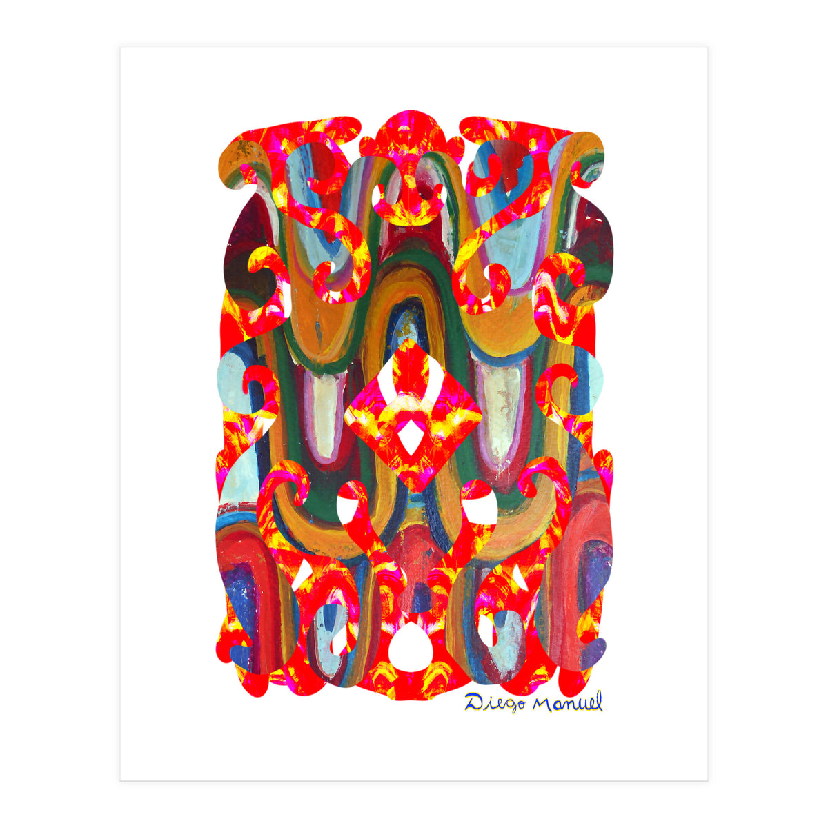 Pop Abstract Asimetrico 29 Copia (Print Only)