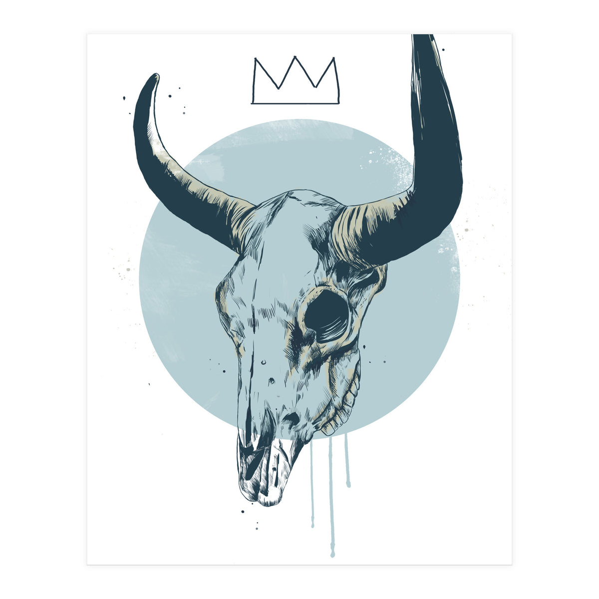 Bull Skull (Print Only)