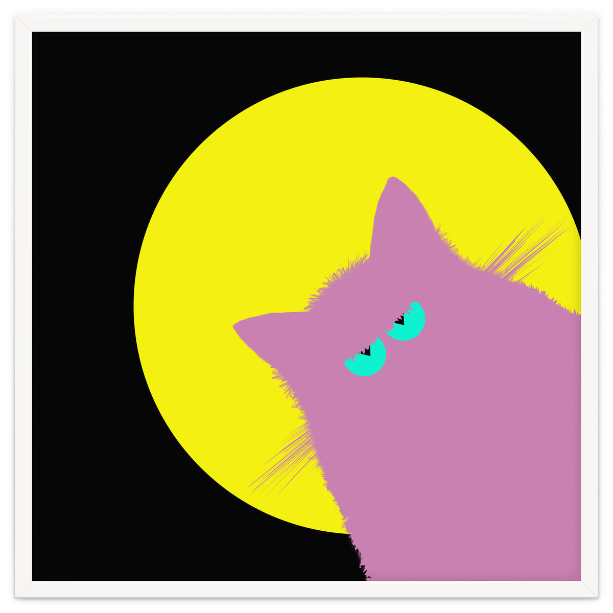 Full Moon Lilac Cat