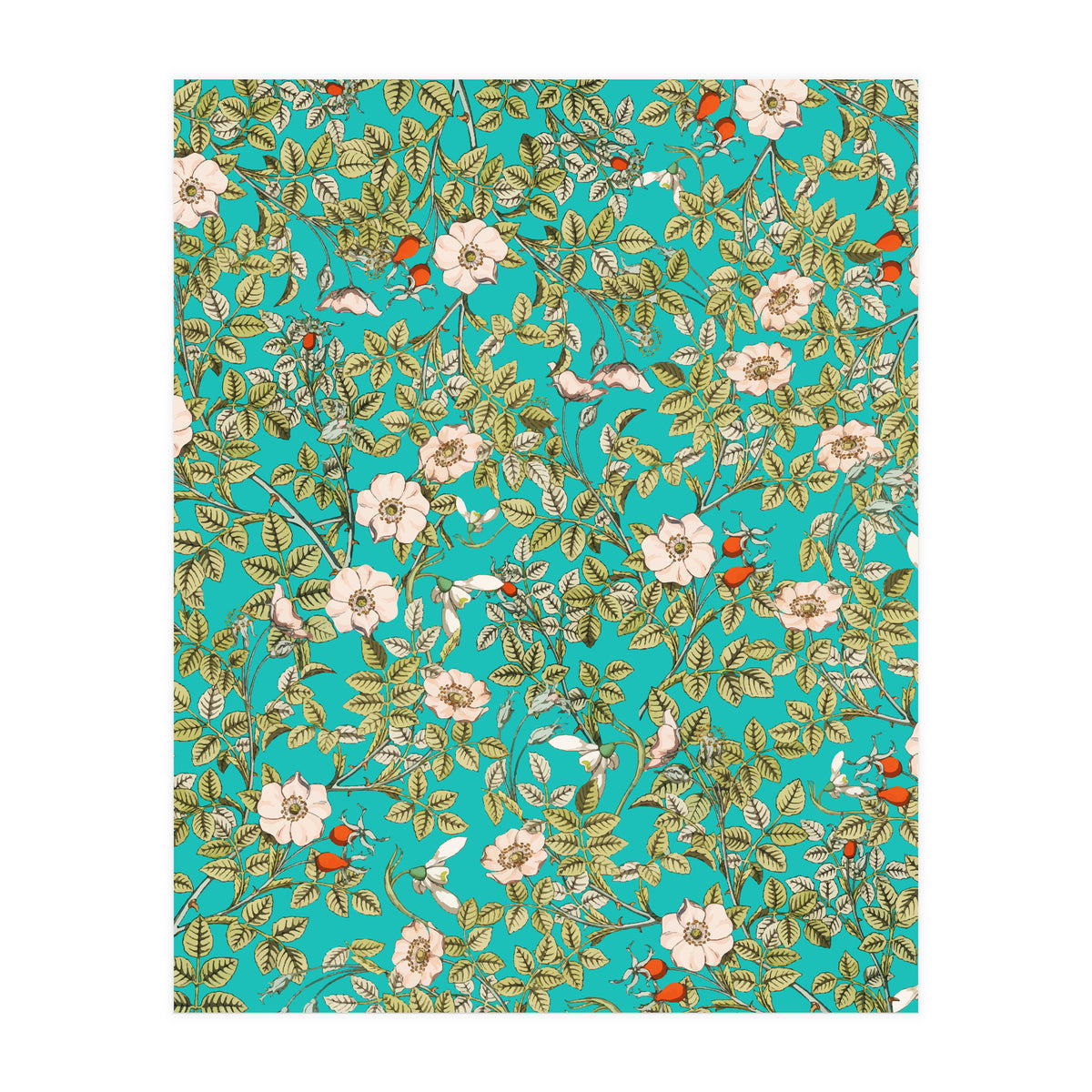 Teal Botanical (Print Only)