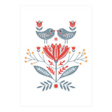 Scandinavian Folk Birds & Flowers (Print Only) thumbnail