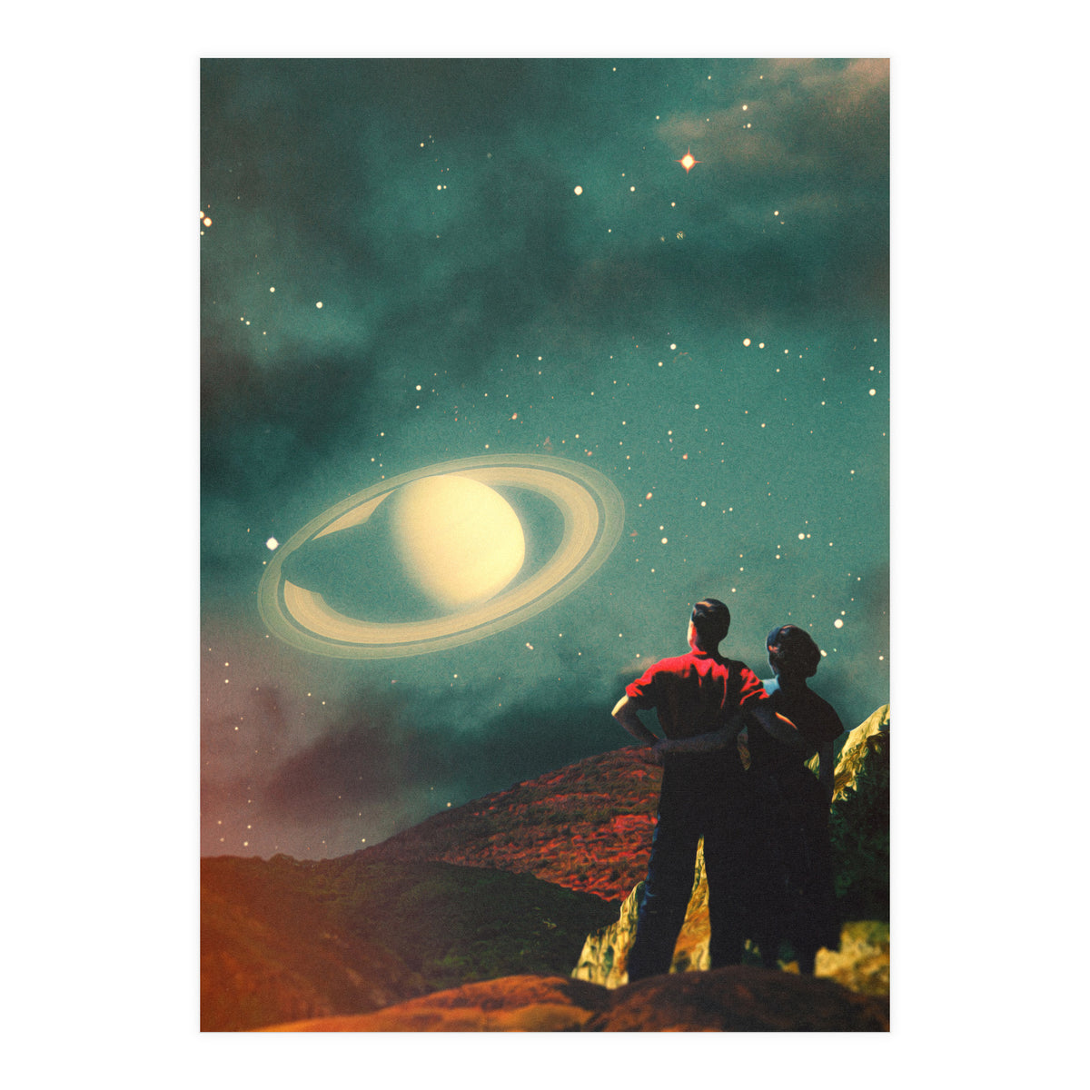You, Me And Saturn (Print Only)
