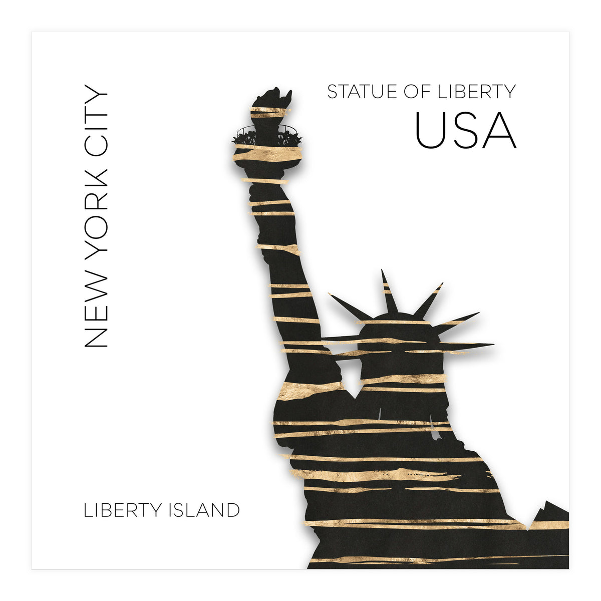 Urban Art NYC Statue of Liberty (Print Only)