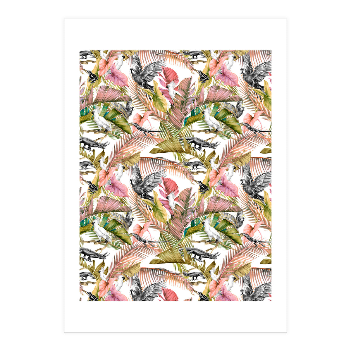 Paradise in the pink jungle (Print Only)