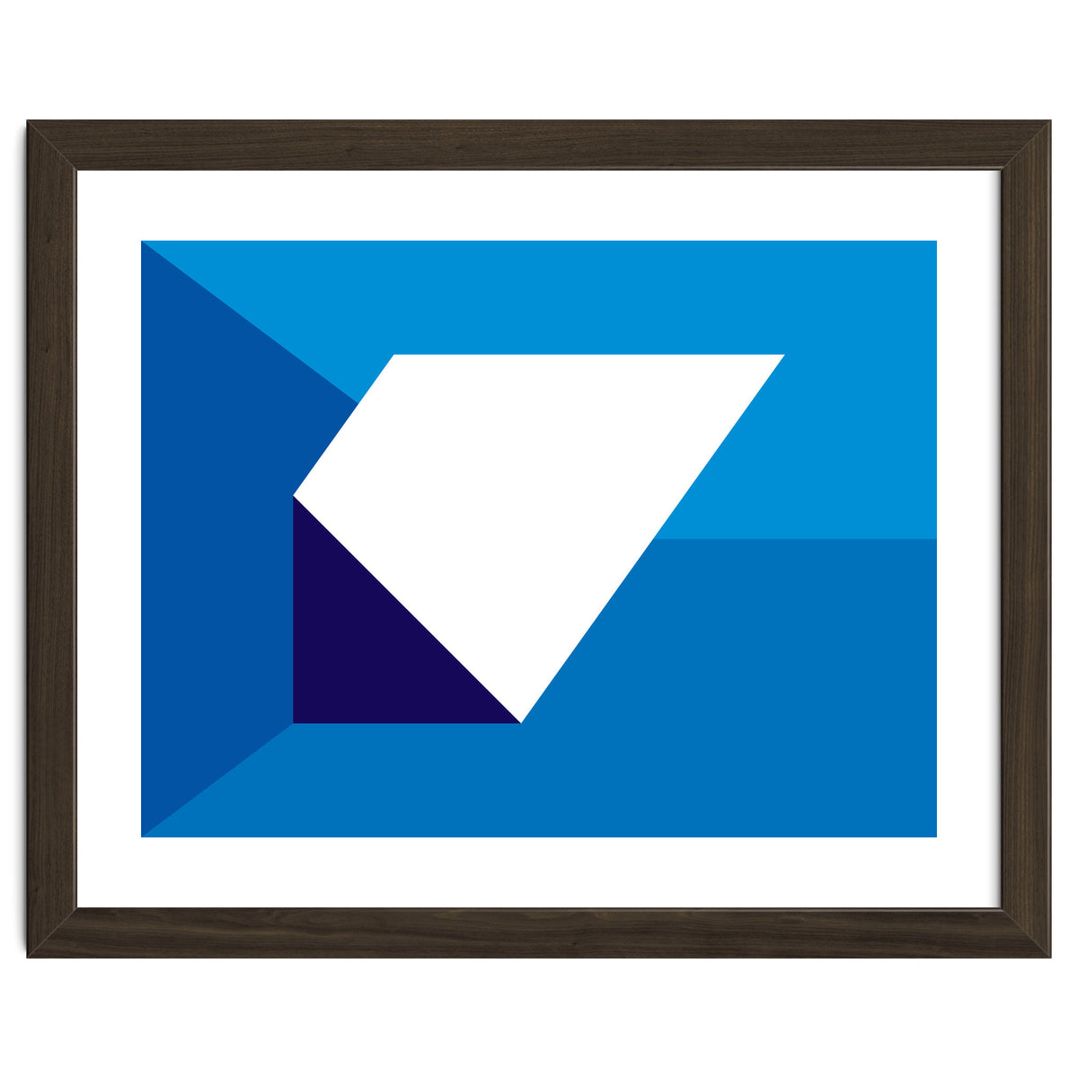 Geometric Shapes No. 32 -  blues