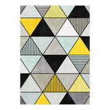 Colorful Concrete Triangles 2 - Yellow, Blue, Grey (Print Only) thumbnail