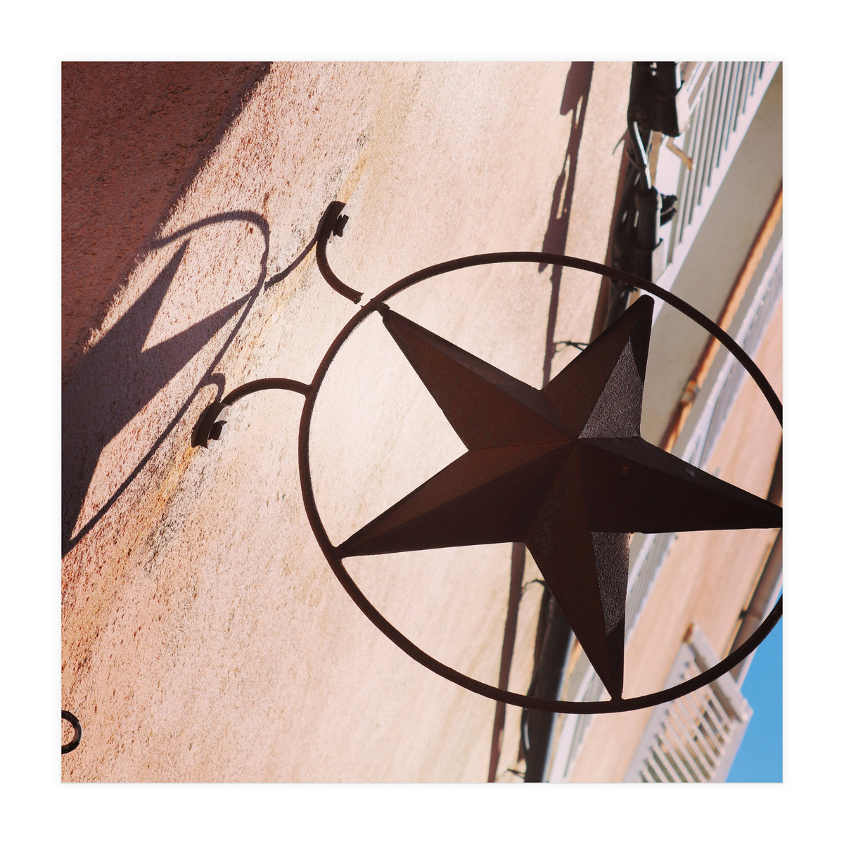 Rusty metal star (Print Only)