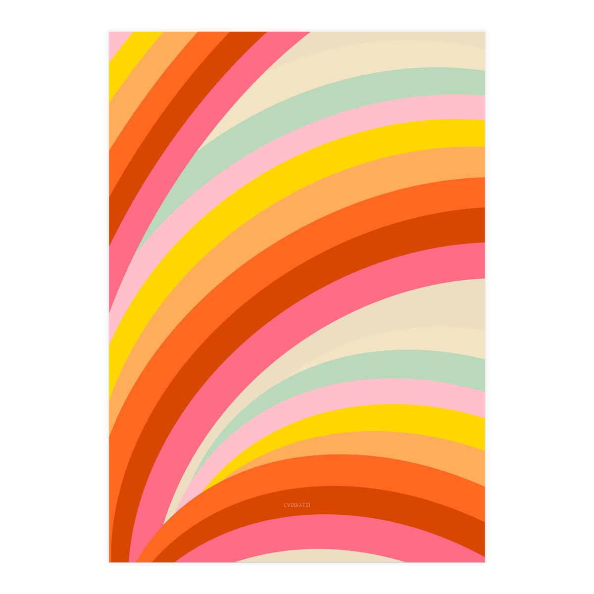 Happy Color Sunlights  (Print Only)