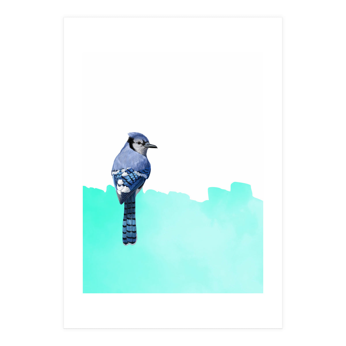 Bird Blue (Print Only)
