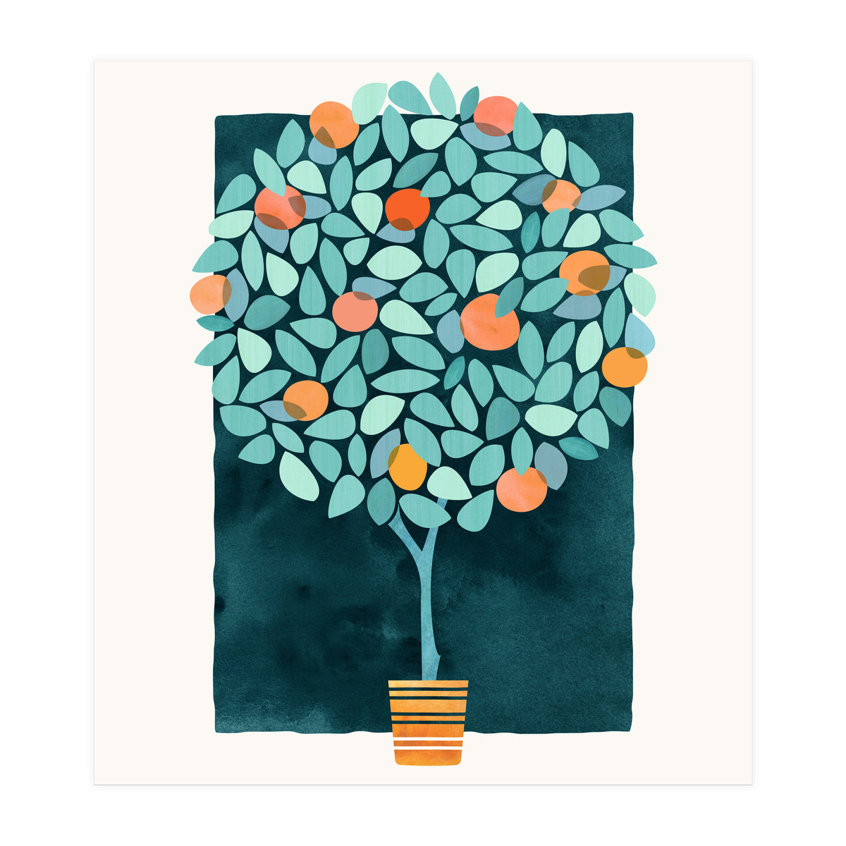 Orange Tree At Midnight (Print Only)
