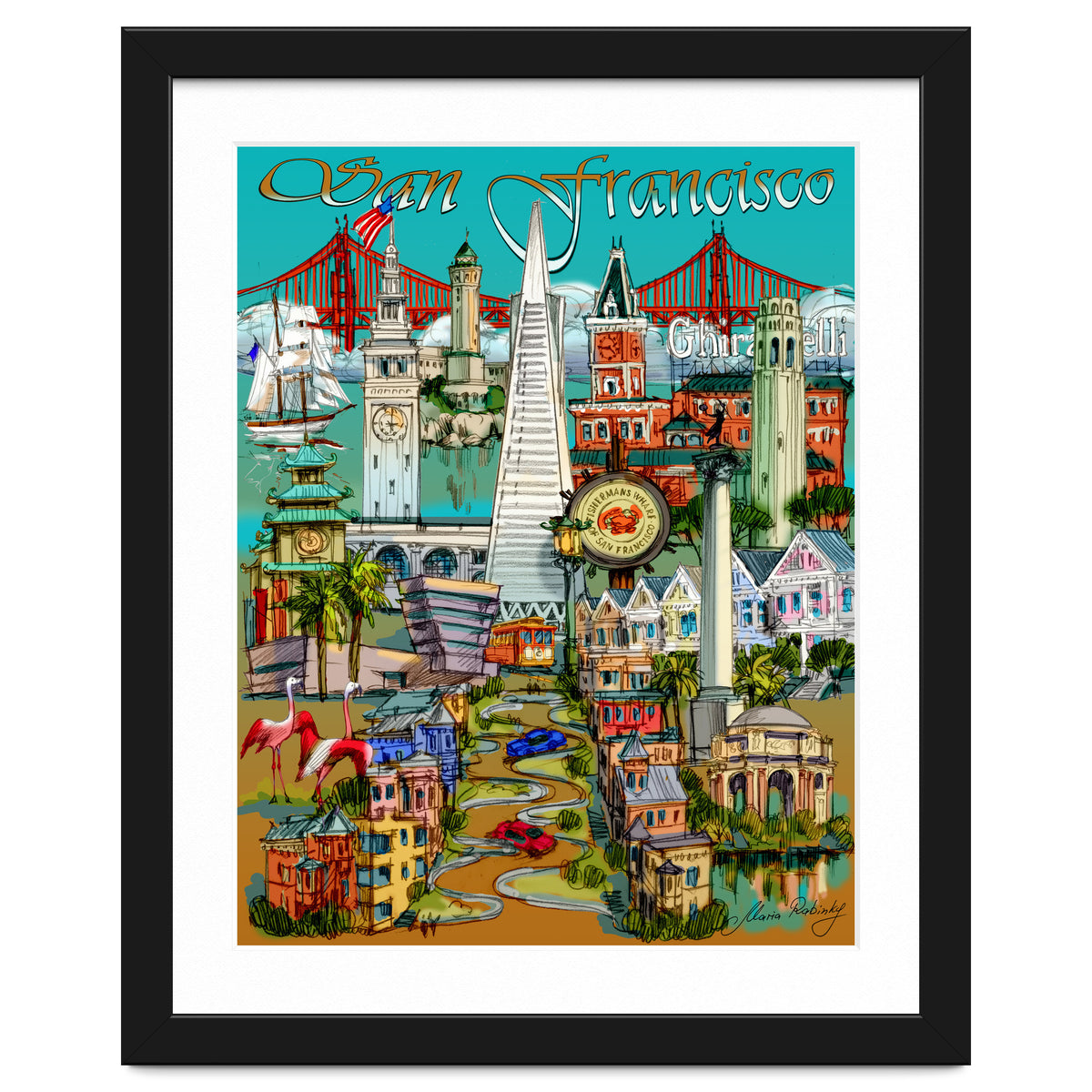 San Francisco Illustration