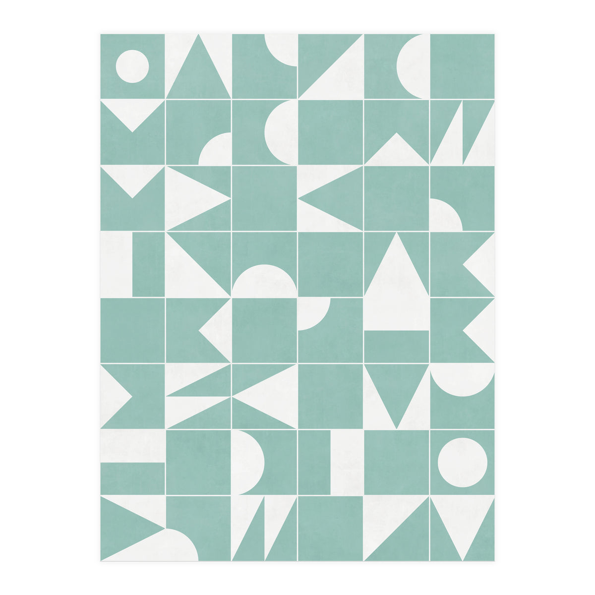 My Favorite Geometric Patterns No.16 - Light Blue (Print Only)