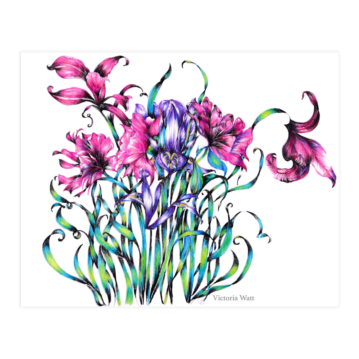 Spring Bouquet Victoria Watt (Print Only)