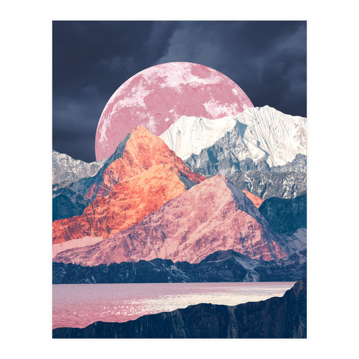 Pink Moon Rising (Print Only)