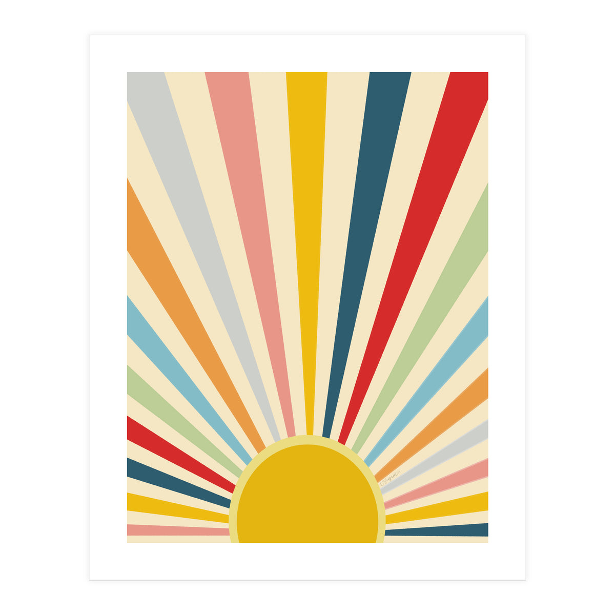 Sun Shines Inside you (Print Only)