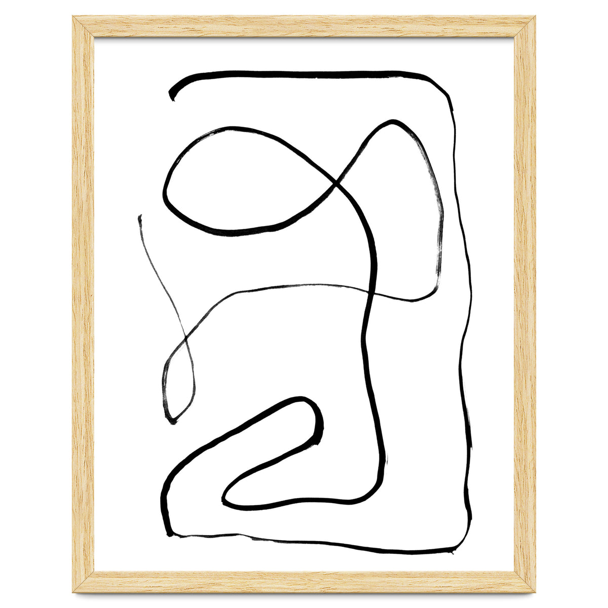 Mid-Century Line Art Print #2