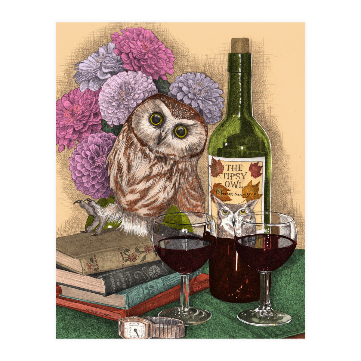 Tipsey Owl (Print Only)