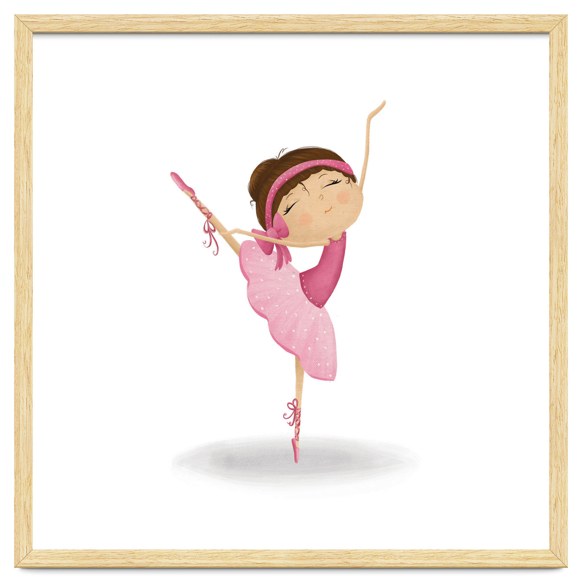 Adorable Ballerina Nursery Print