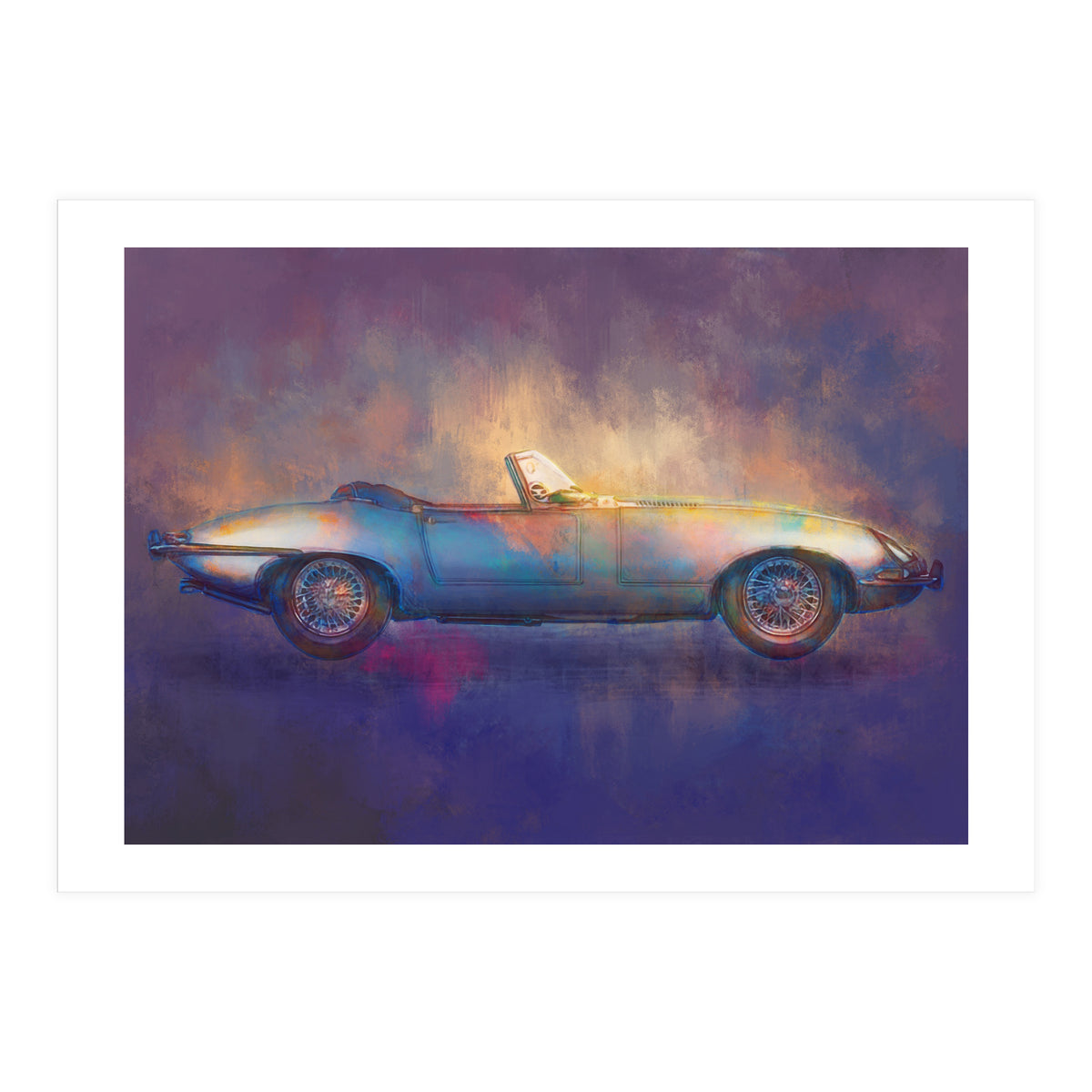 Jaguar E Type (Print Only)