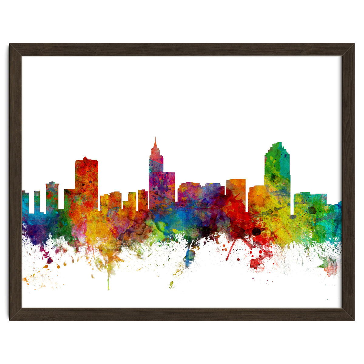 Raleigh North Carolina Skyline