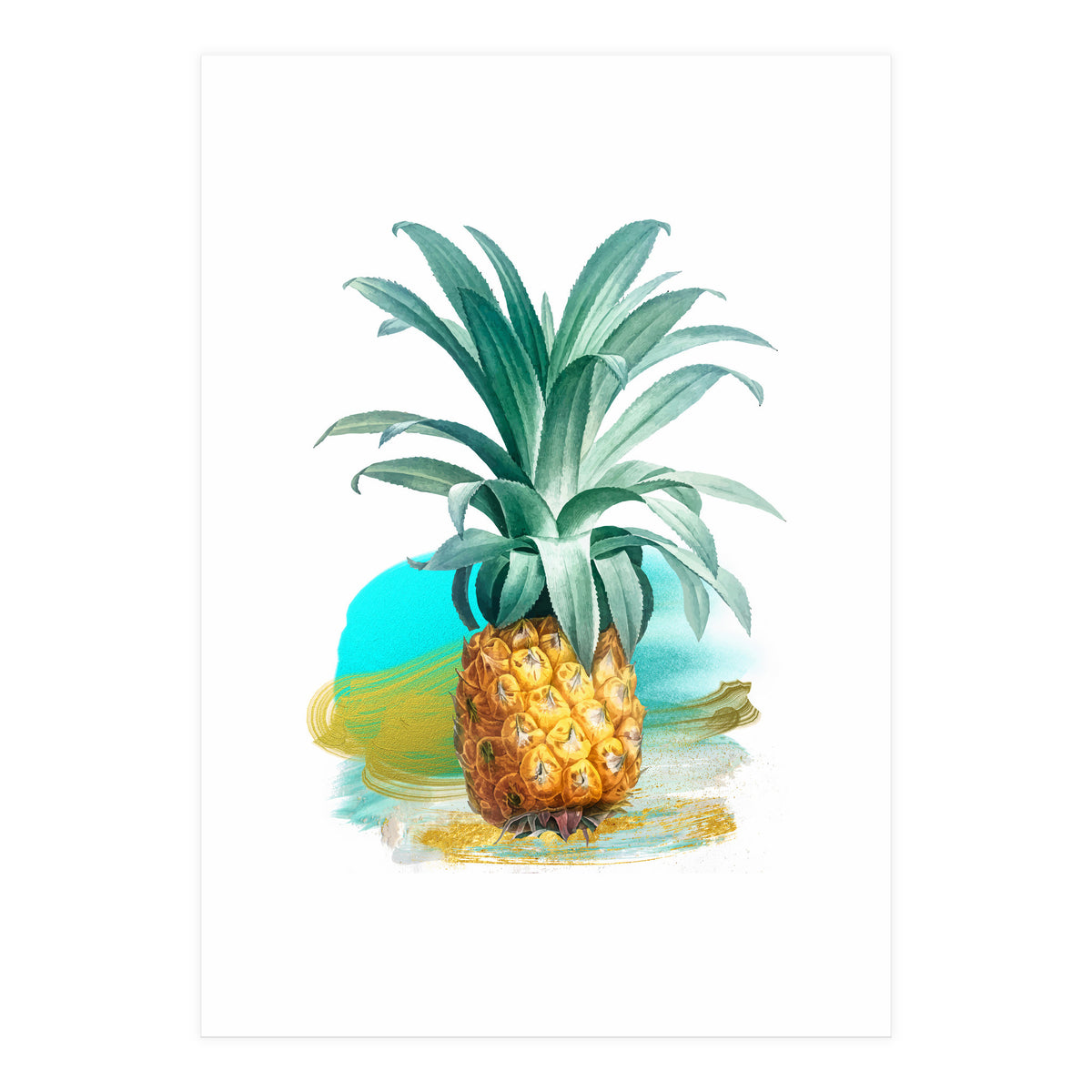 Modern Pineapple (Print Only)