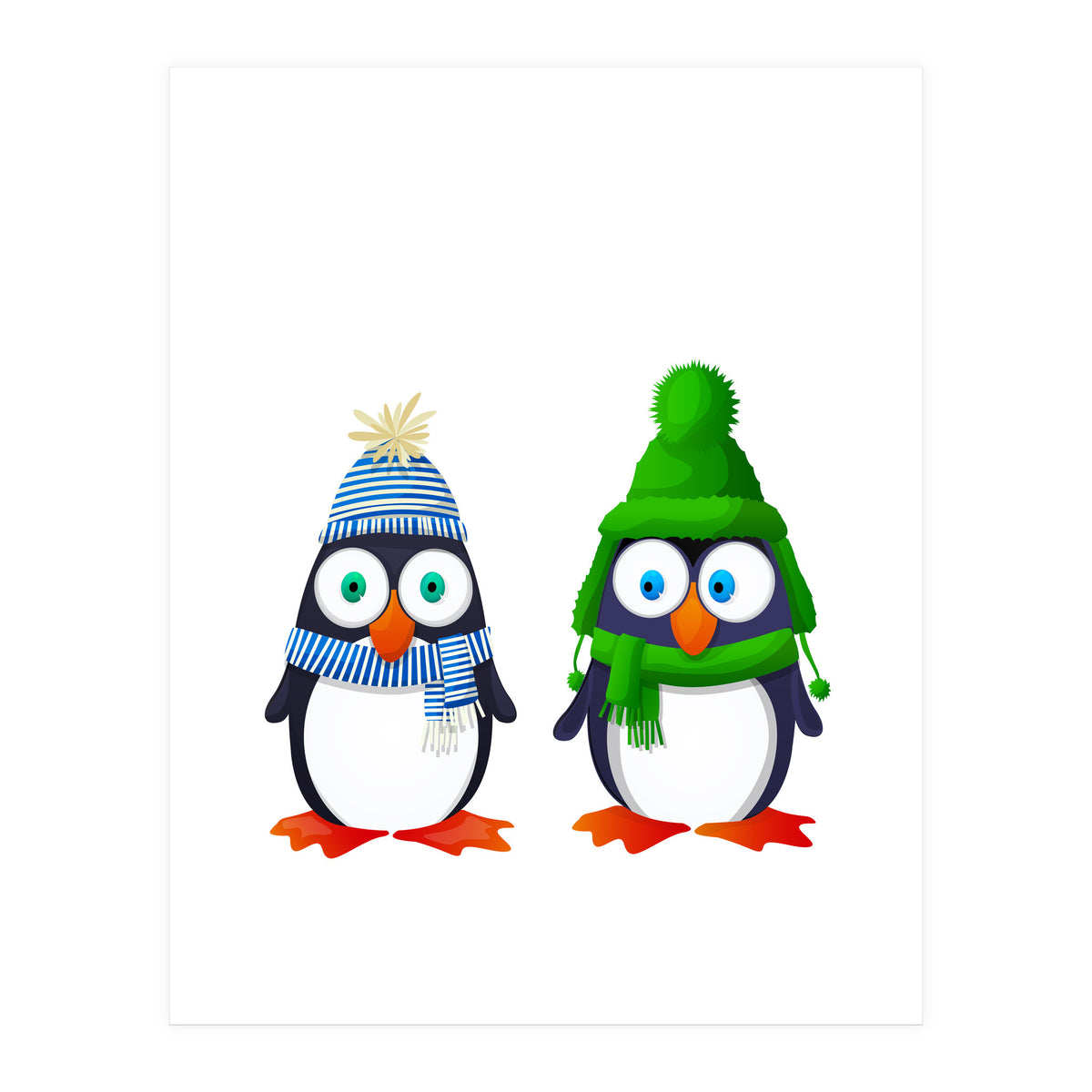 Winter Penguins (Print Only)