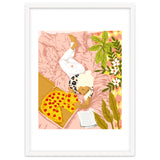 Pepperoni Pizza | Holiday Weekend Food Binge | Modern Bohemian Woman Reading in a Pastel Bedroom thumbnail