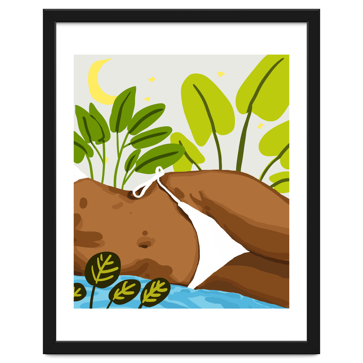 Is it Summer yet Modern Bohemian Black Woman, Bikini