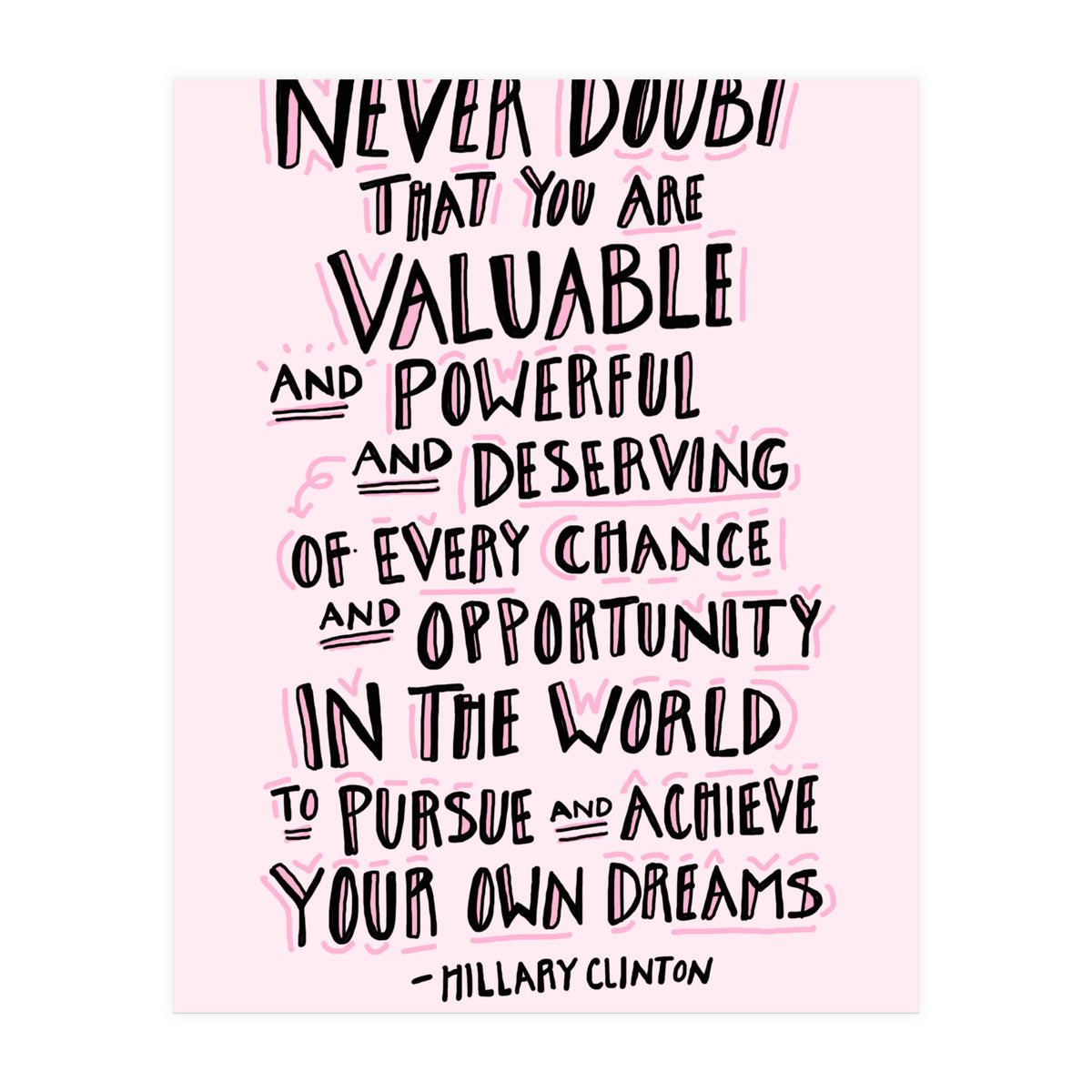 Hillary Clinton  (Print Only)