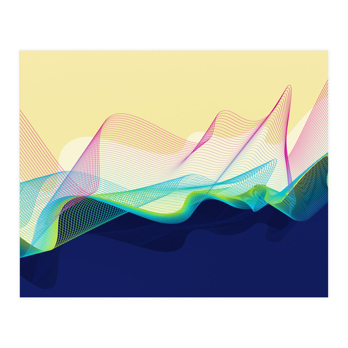 Abstract Waves (Print Only)