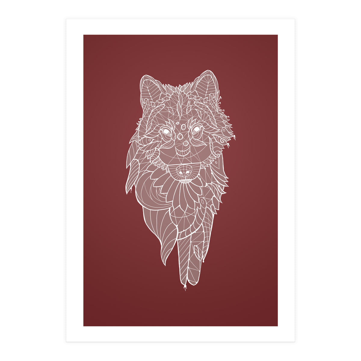Lace Wolf (Print Only)
