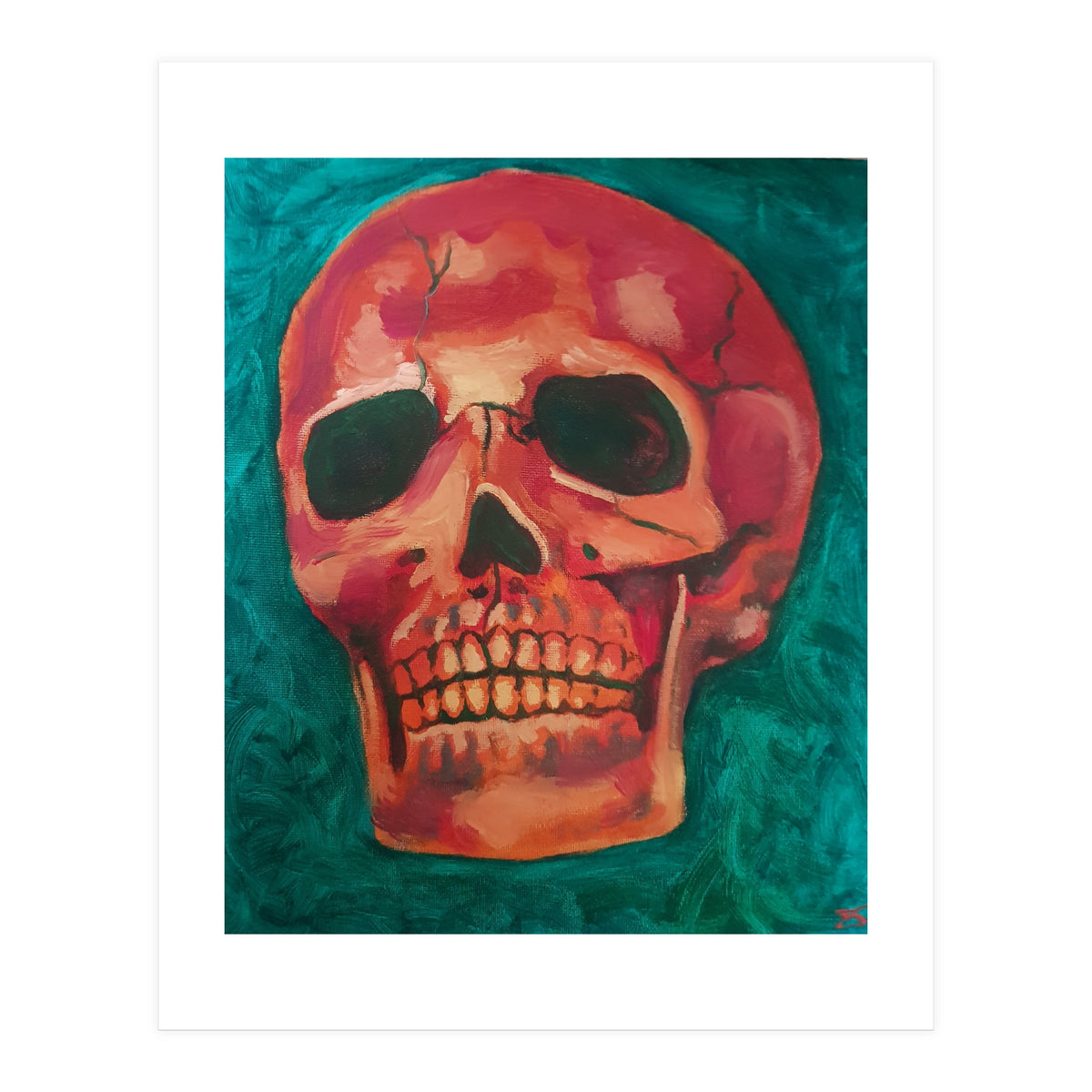 evil skull (Print Only)