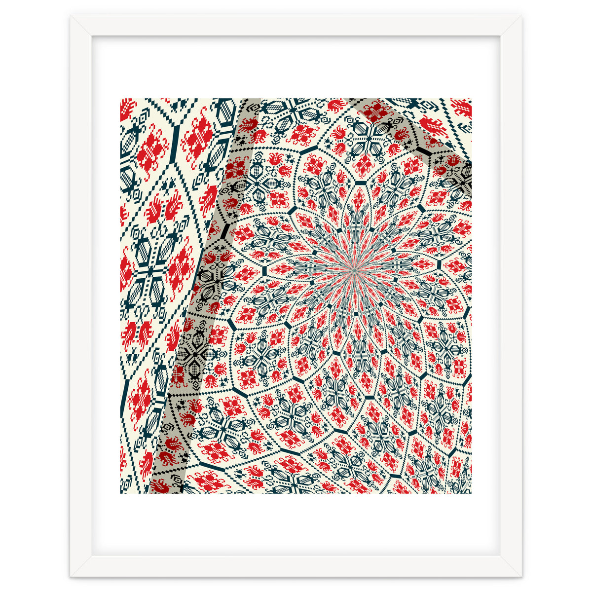 Romanian embroidery background 3