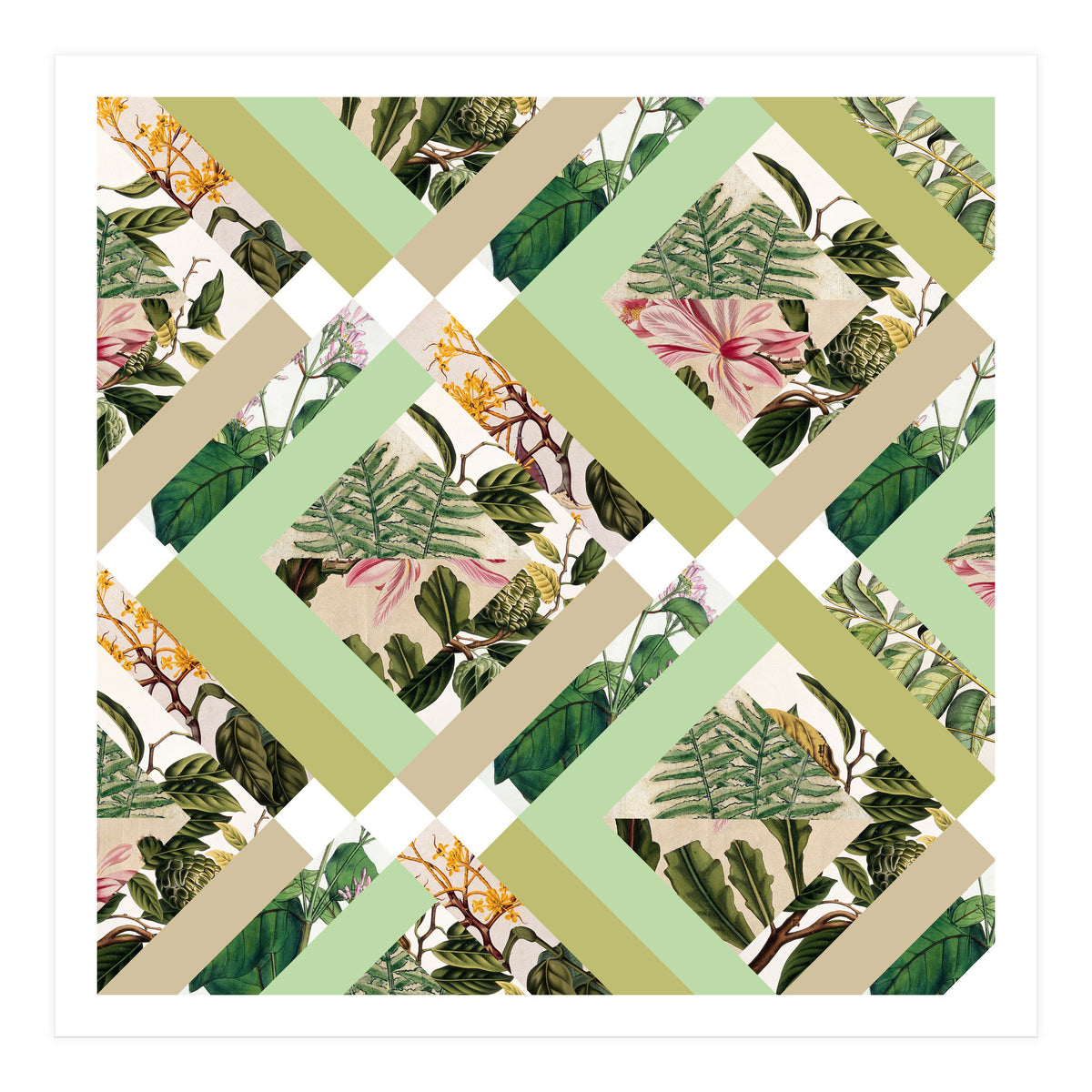 Cubed Vintage Botanicals (Print Only)
