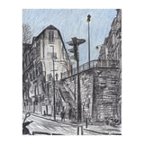 Cold afternoon on Artist Street in Paris (Print Only) thumbnail