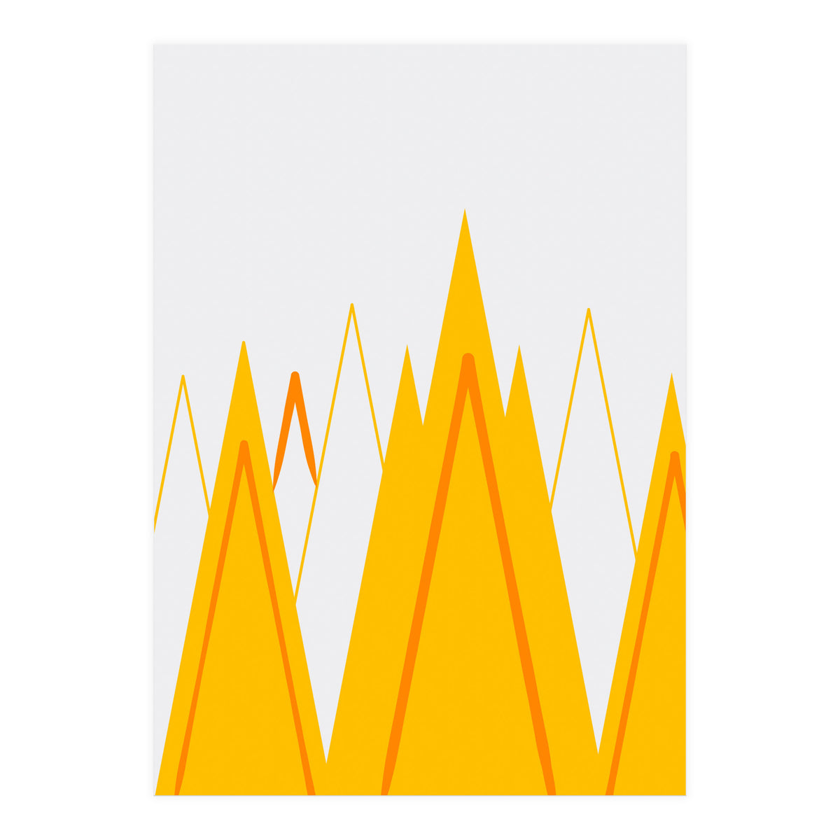 Yellow mountains  (Print Only)