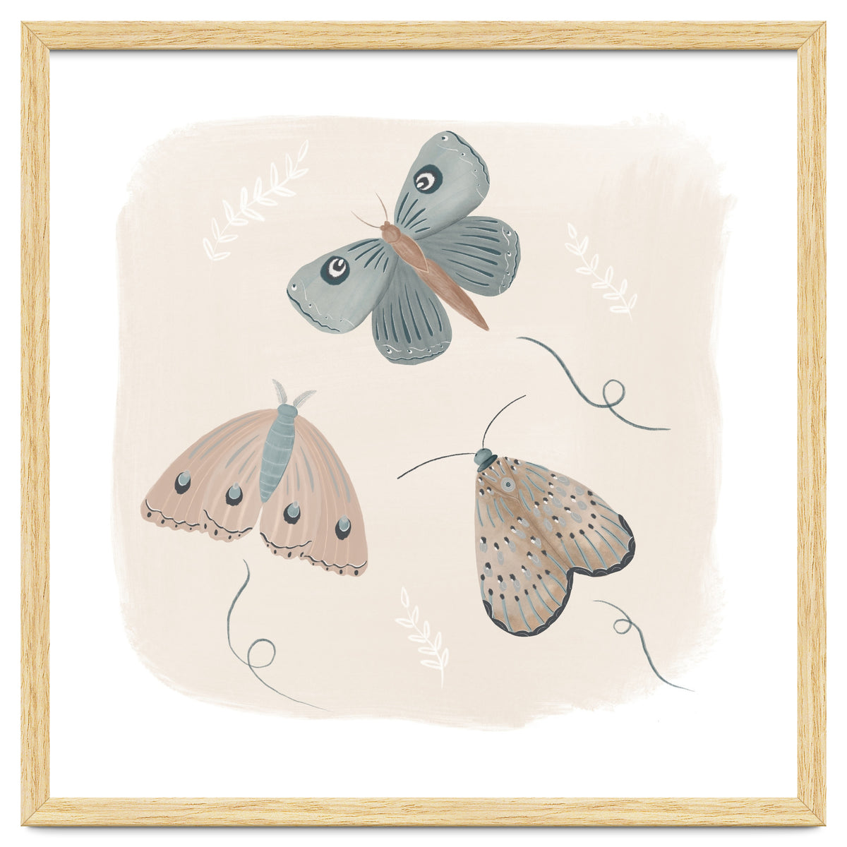 Moths in the moonlight