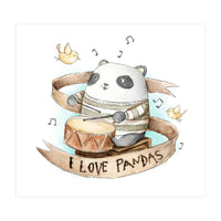 I Love Pandas (Print Only)