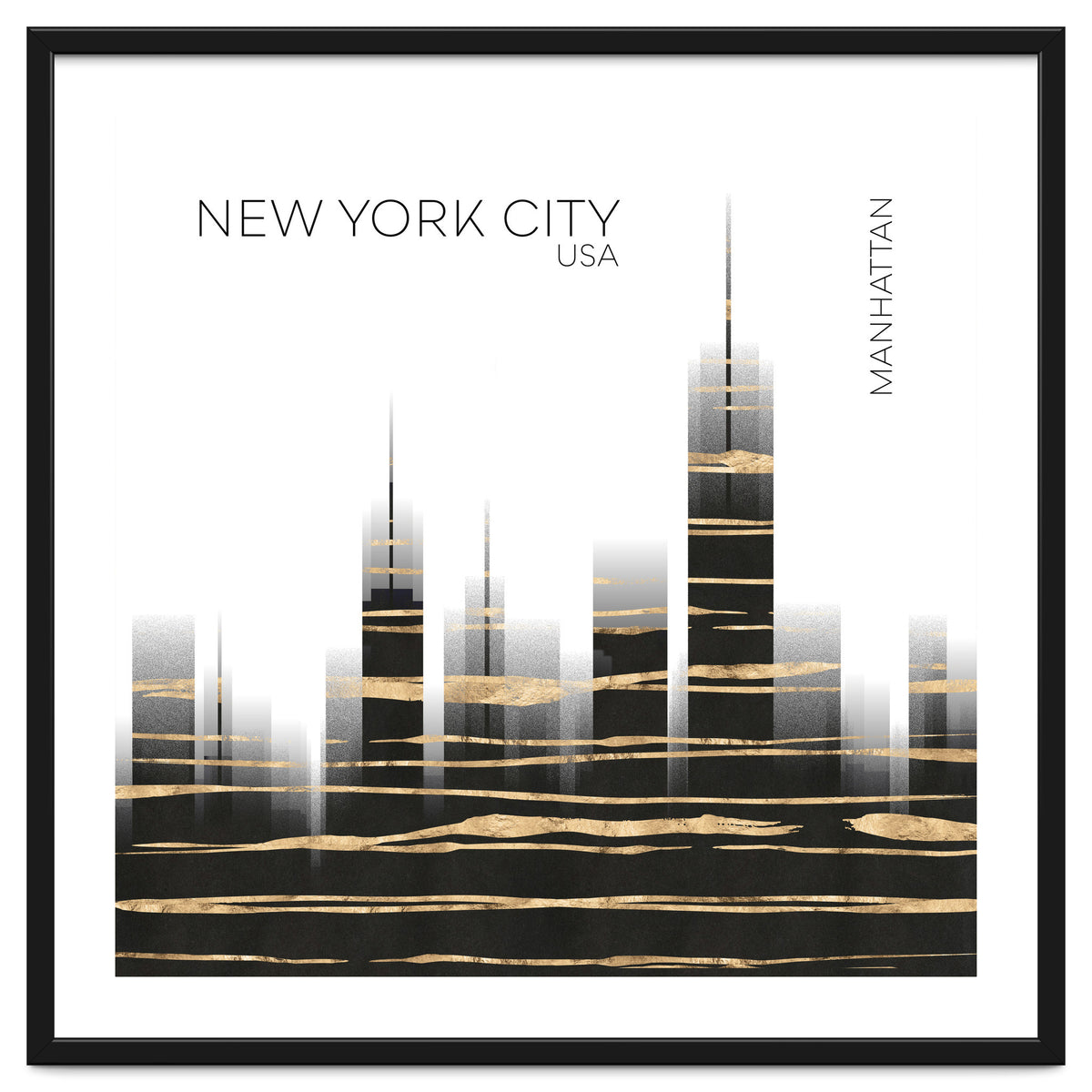 Urban Art NYC Skyline