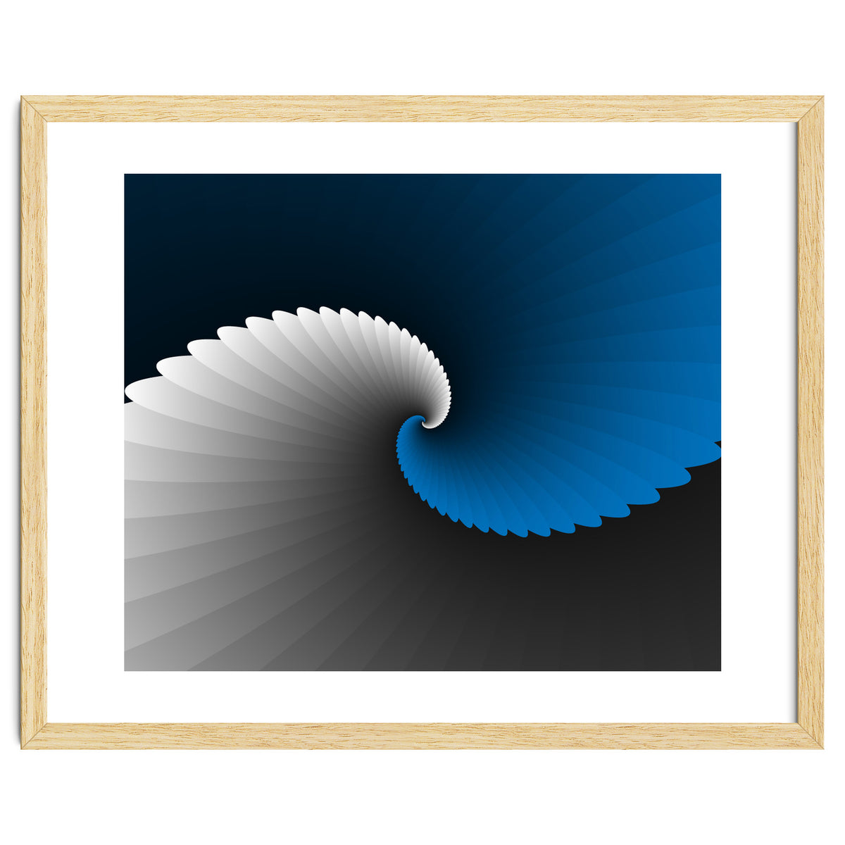 Blue Spiral Wings