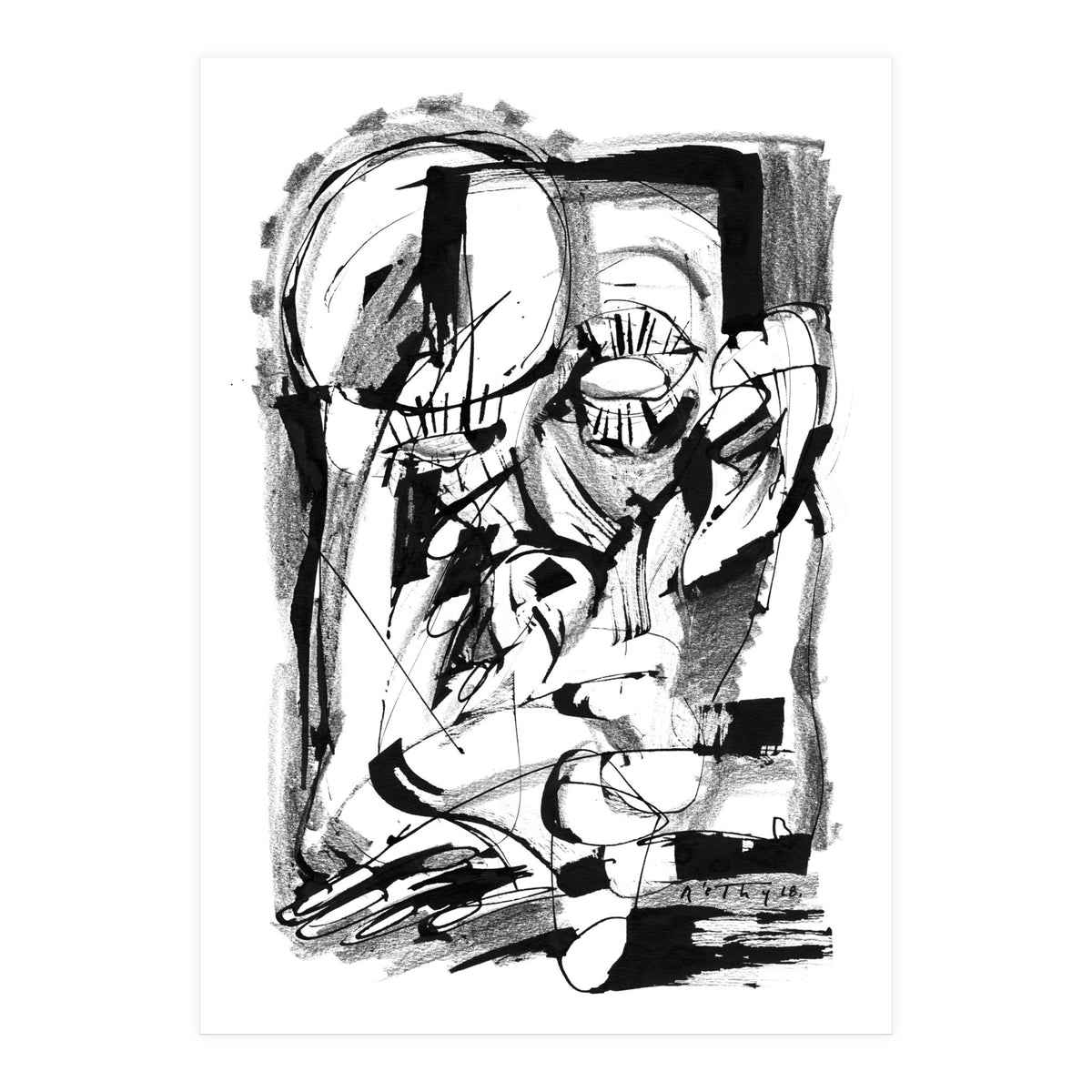 Power of the Mind - b&w (Print Only)