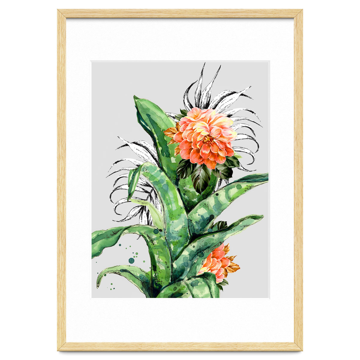 Collage of florid nature