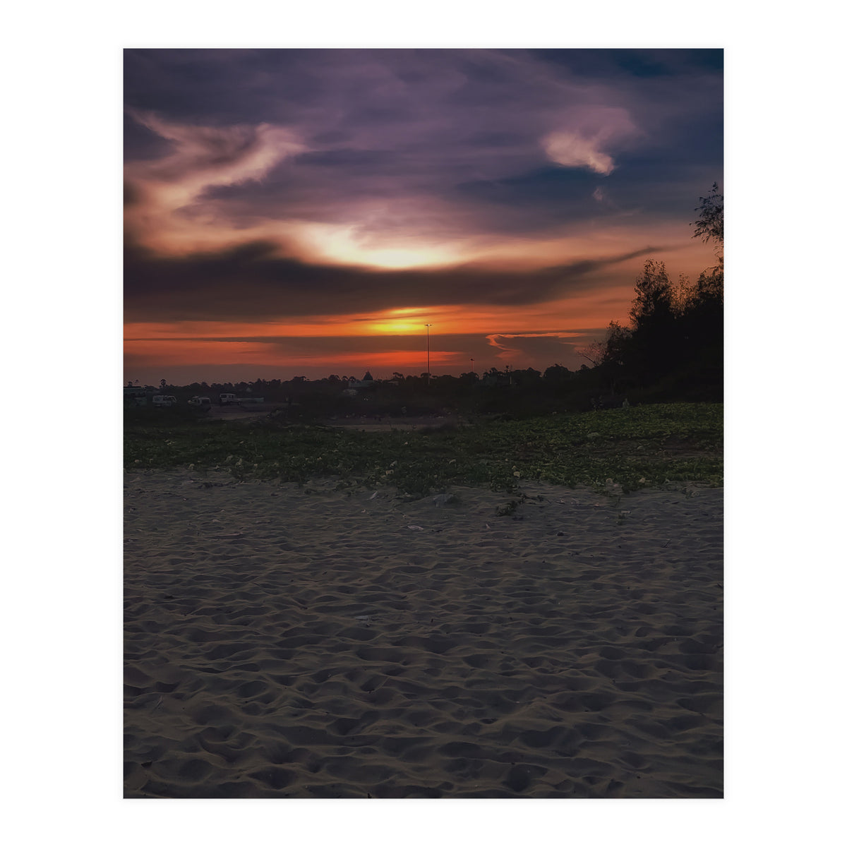 Beautiful Sunset View Point (Print Only)