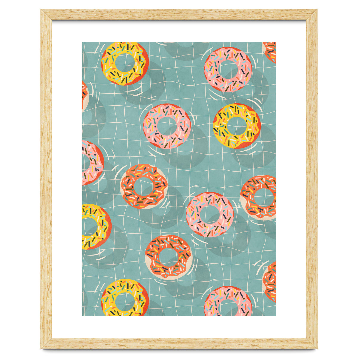 Pool Party Donuts