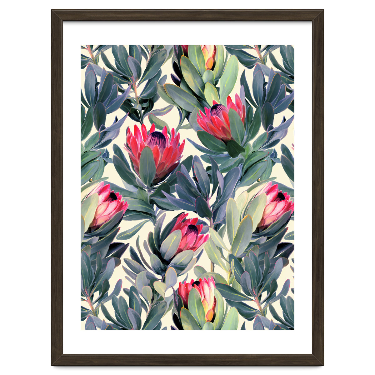 Painted Protea Pattern