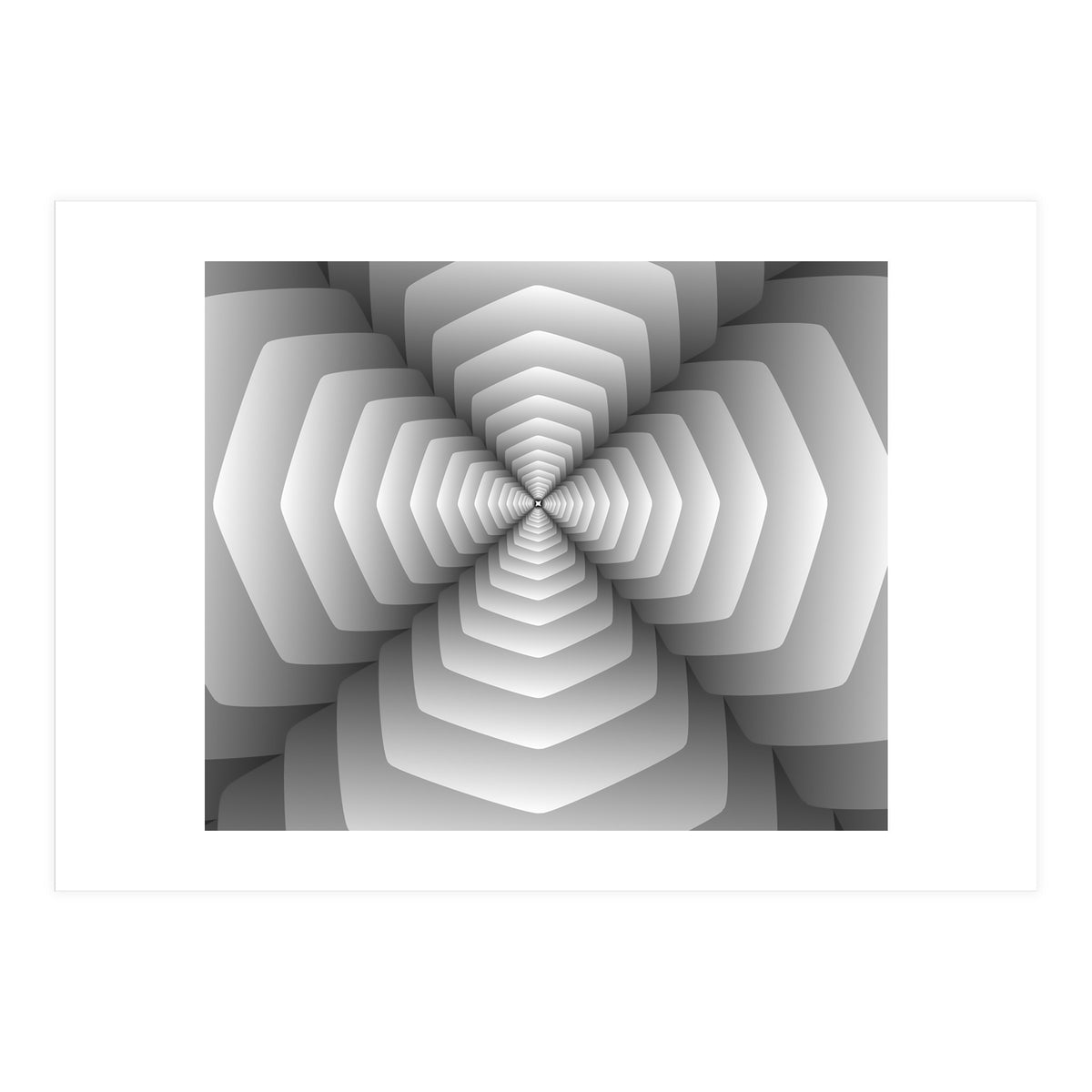 3d Tunnel Abstract  (Print Only)