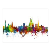 Worcester England Skyline (Print Only)