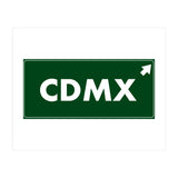 Let`s go to CDMX, Mexico! Green road sign (Print Only) thumbnail